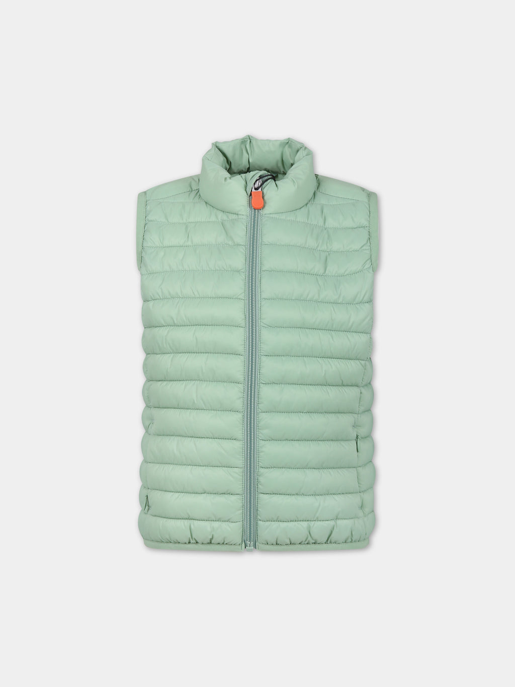 Gilet Dolin verde per bambino con logo iconico